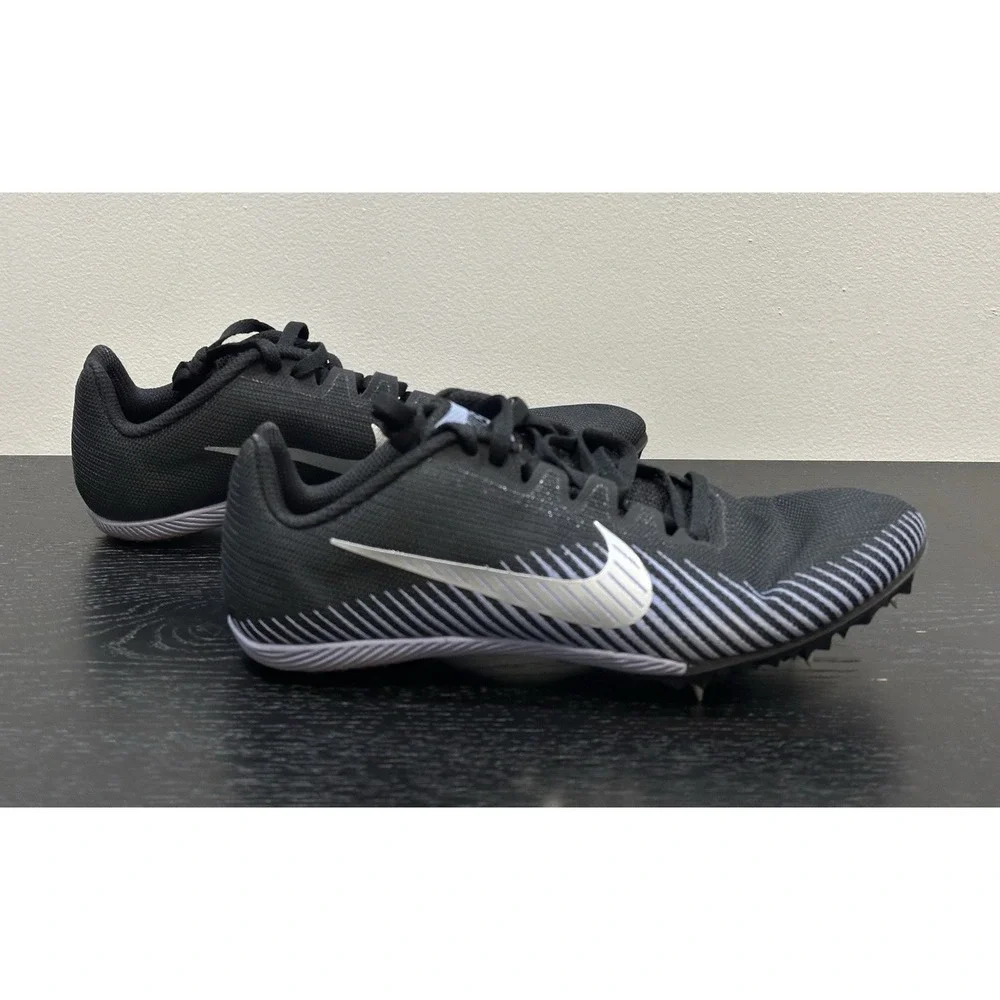 Nike Zoom Rival Track Shoes Size 9 Women's / Men's 7 .5 Black  W/ Spike Wrench